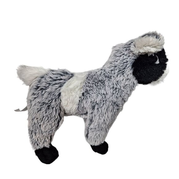 Wishpets Chewy Goat Black White Gray Plush Stuffed Animal 2017 10" - Picture 3 of 8